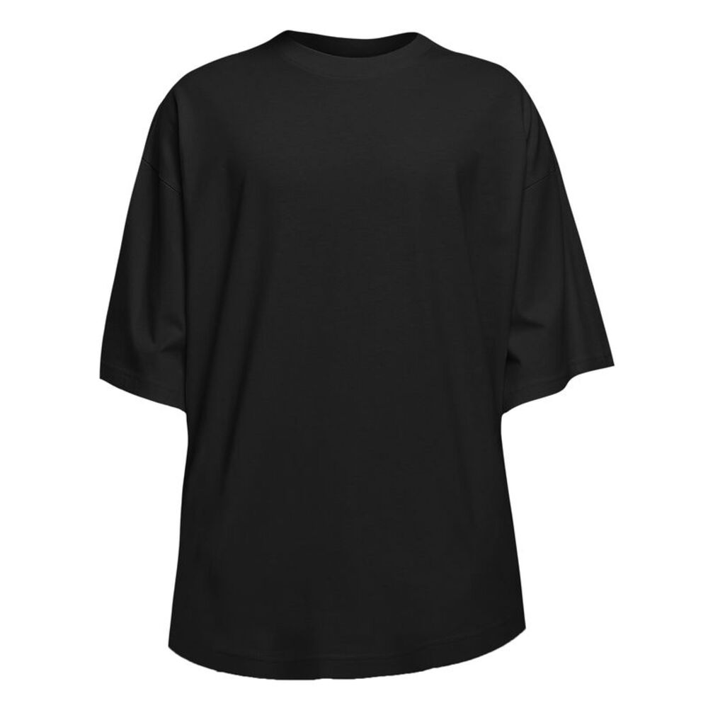 Build Your Brand Mens Oversized T-Shirt / Black
